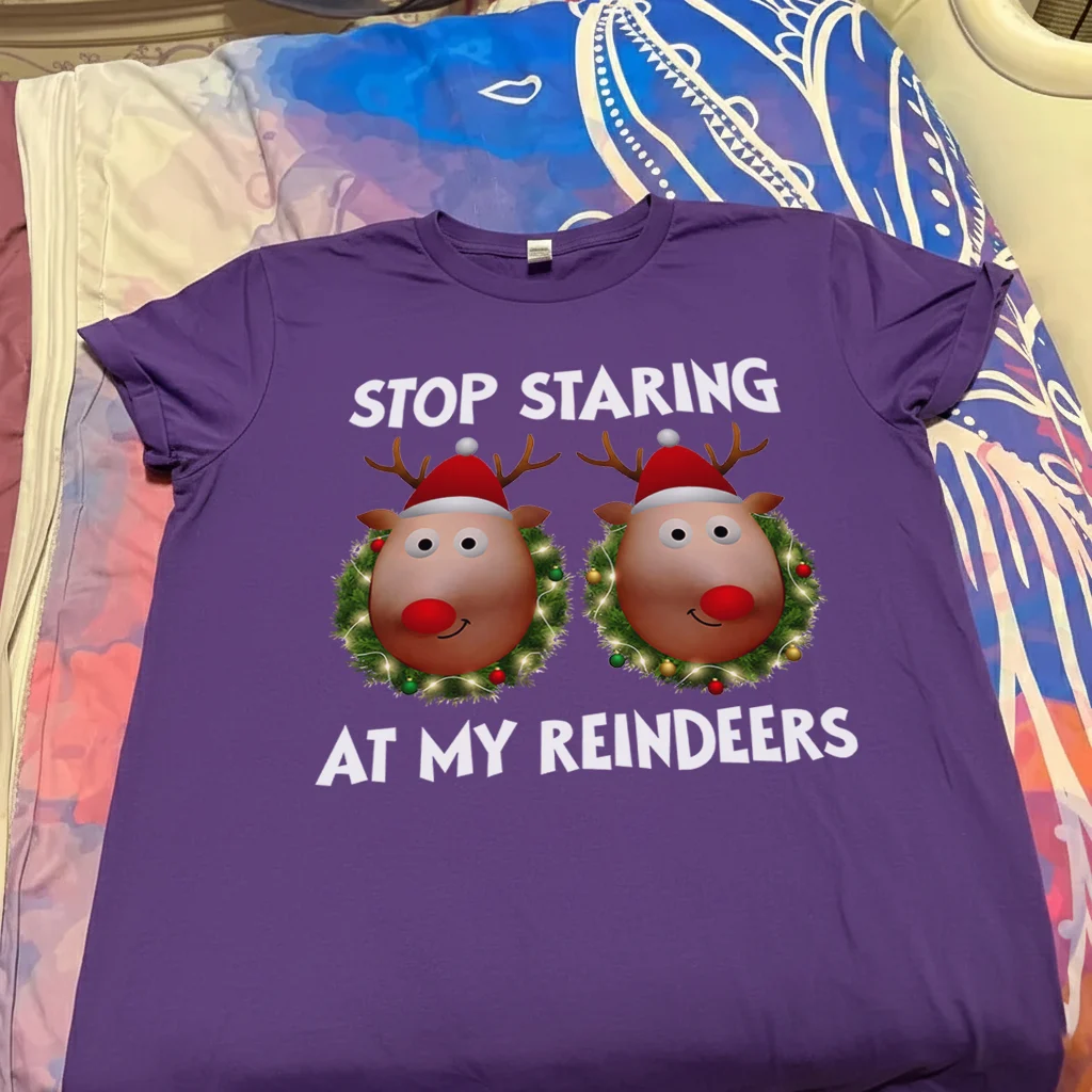 Christmas - Stop Staring Reindeer Boobs 271125 photo review